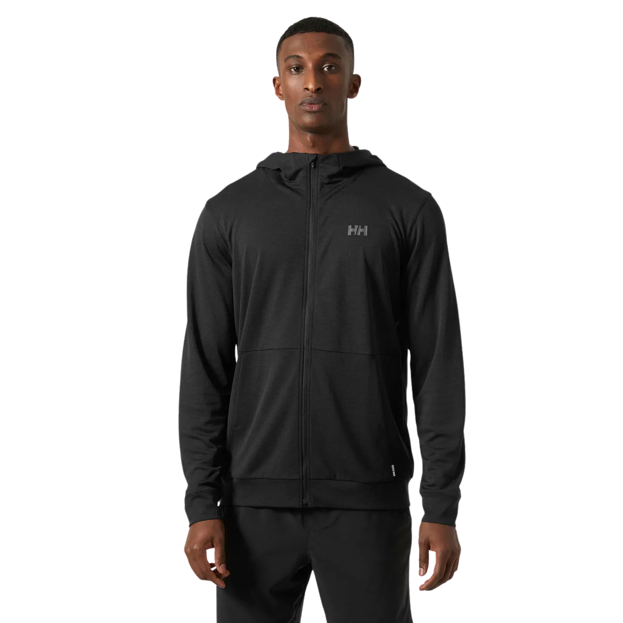 Helly Hansen Men's Lifa Tech Lite Hooded Full Zip Hoody Hooded Fleece Black 990 63267