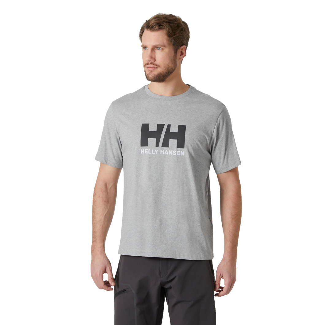 Helly Hansen Men's Logo T-Shirt 2.0 (Grey Melange)