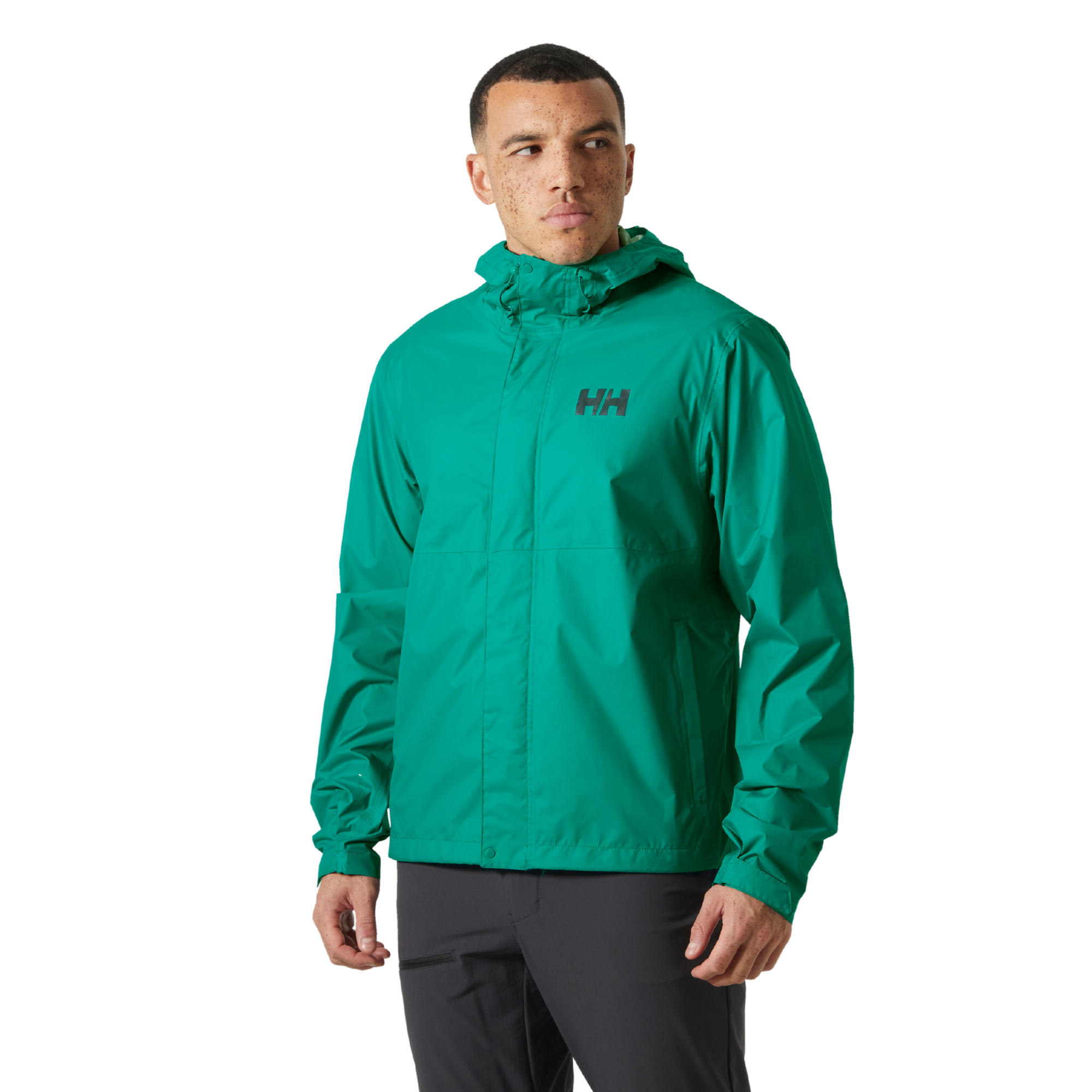 Helly Hansen Men's Loke 2.0 HT 2.5L Waterproof Jacket (Signal Green)