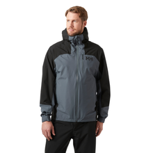 Load image into Gallery viewer, Helly Hansen Men&#39;s Loke HT 2L Waterproof Jacket (Alpine Frost/Black)

