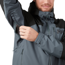 Load image into Gallery viewer, Helly Hansen Men&#39;s Loke HT 2L Waterproof Jacket (Alpine Frost/Black)
