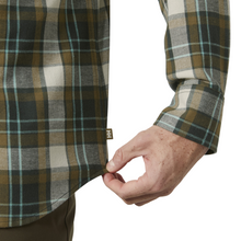 Load image into Gallery viewer, Helly Hansen Men&#39;s Lokka Flannel Organic Cotton Long Sleeve Shirt (Dark Jungle Fjell Plaid)
