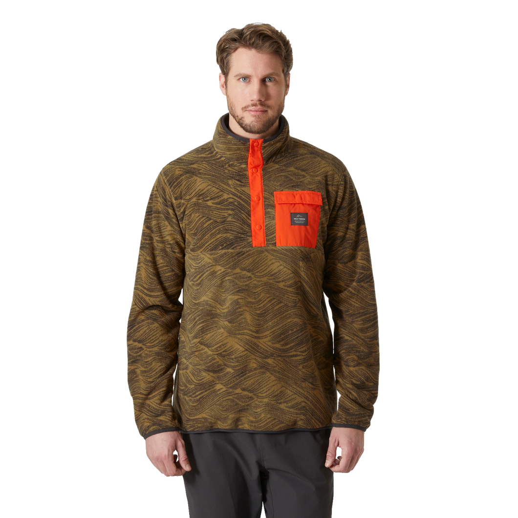 Helly Hansen Men's Maridalen Half Snap Fleece (Lynx Wave Aop)