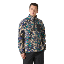 Load image into Gallery viewer, Helly Hansen Men's Maridalen Printed Half Snap Fleece (Khaki Rayco)
