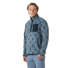 Load image into Gallery viewer, Helly Hansen Men&#39;s Maridalen Printed Half Snap Fleece (Wash Navy AOP)
