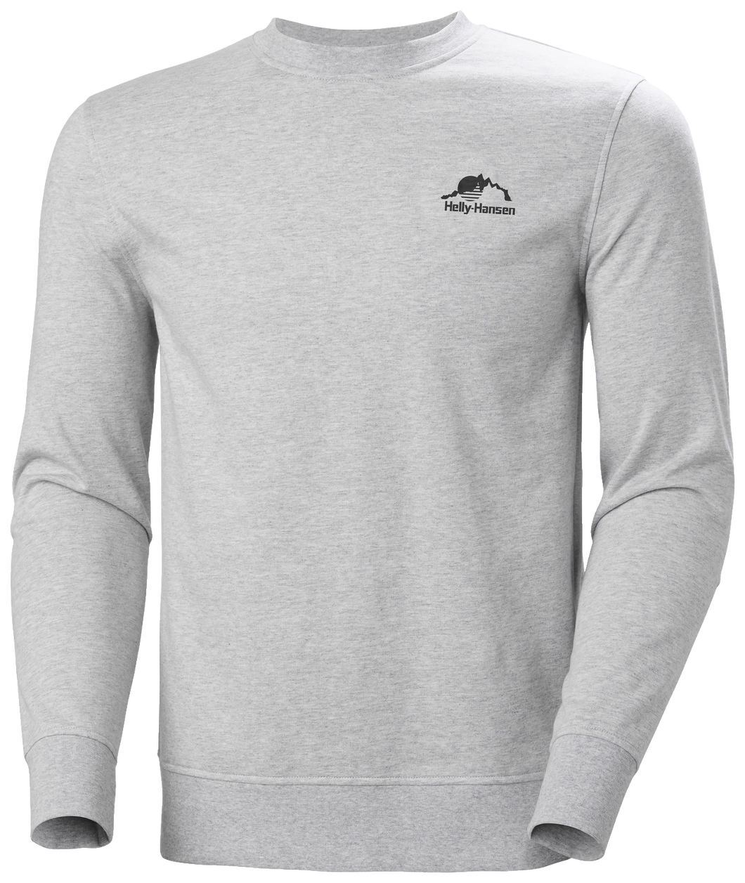 Helly Hansen Men's Nord Graphic Crew Neck Sweatshirt (Grey Melange)