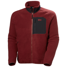 Load image into Gallery viewer, Helly Hansen Men&#39;s Panorama Pile Block Full Zip Fleece Jacket (Mars Red)
