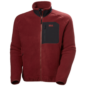 Helly Hansen Men's Panorama Pile Block Full Zip Fleece Jacket (Mars Red)