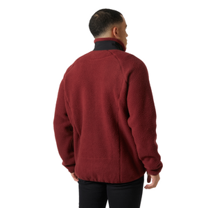 Helly Hansen Men's Panorama Pile Block Full Zip Fleece Jacket (Mars Red)
