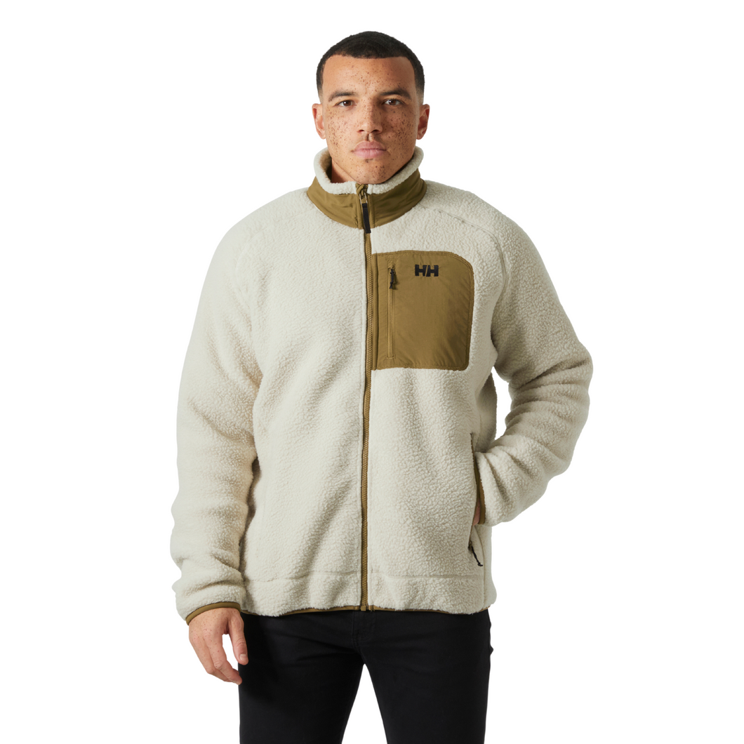 Helly Hansen Men's Panorama Pile Block Full Zip Fleece Jacket (Pelican)