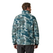 Load image into Gallery viewer, Helly Hansen Men&#39;s Panorama Pile Printed Full Snap Fleece (Dark Creek/Woodland Camo)
