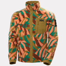 Load image into Gallery viewer, Helly Hansen Men&#39;s Panorama Pile Printed Full Snap Fleece (Iron Oxide/JPB AOP)
