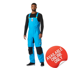 Load image into Gallery viewer, Helly Hansen Men&#39;s Pier 4.0 HT Waterproof Sailing Bib (Cyan)
