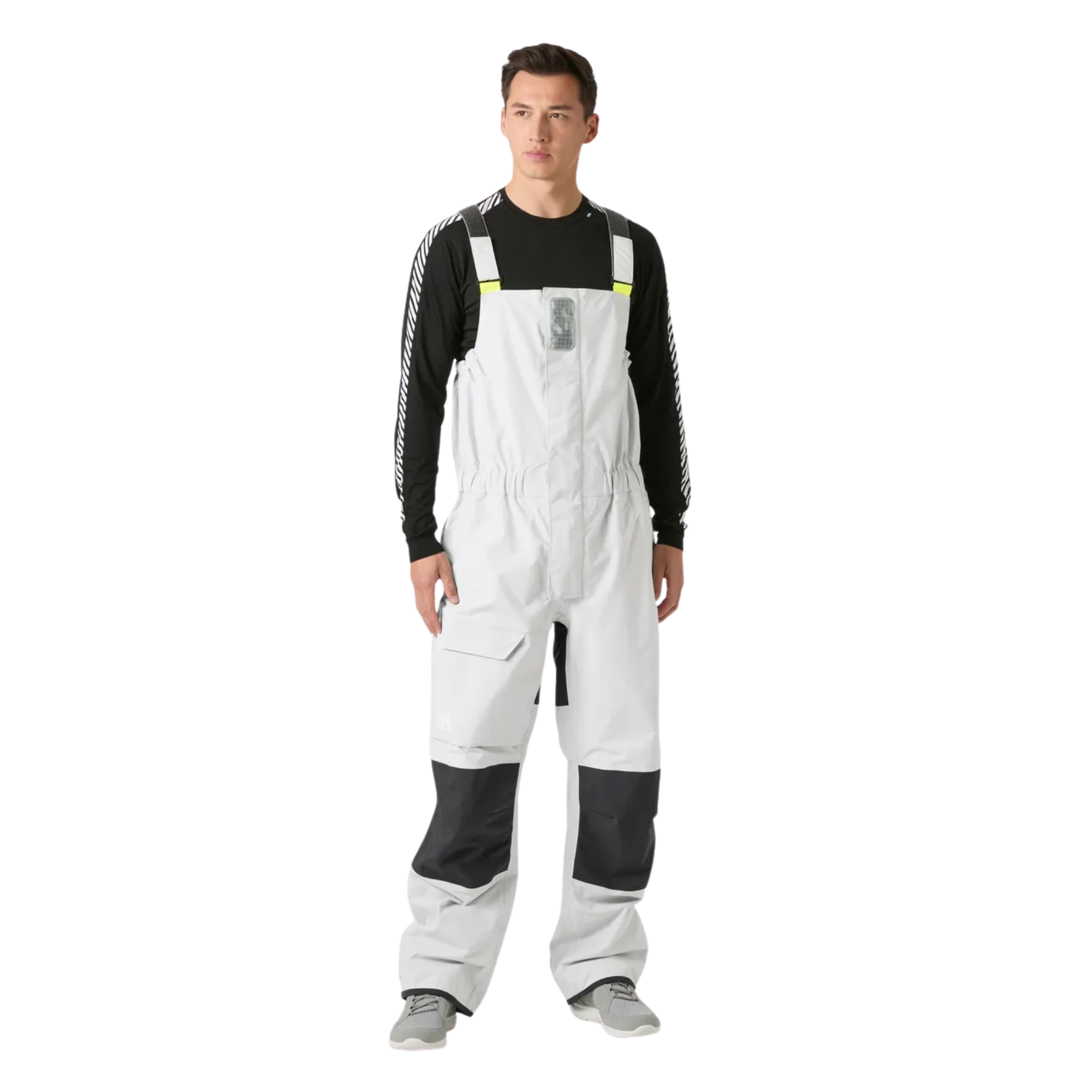 Helly Hansen Men's Pier 4.0 HT Waterproof Sailing Bib (Grey Fog)