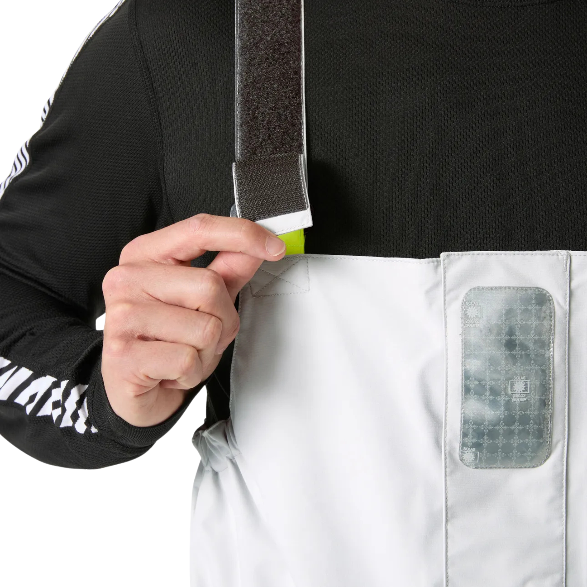Helly Hansen Men's Pier 4.0 HT Waterproof Sailing Bib (Grey Fog)
