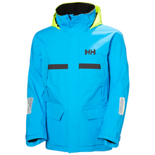 Load image into Gallery viewer, Helly Hansen Men&#39;s Pier 4.0 HT Waterproof Sailing Jacket (Cyan)
