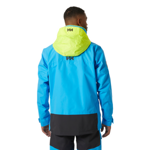 Helly Hansen Men's Pier 4.0 HT Waterproof Sailing Jacket (Cyan)