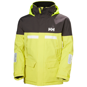Helly Hansen Men's Pier 4.0 HT Waterproof Sailing Jacket (Cyber Lime)