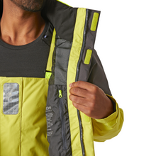 Load image into Gallery viewer, Helly Hansen Men&#39;s Pier 4.0 HT Waterproof Sailing Jacket (Cyber Lime)
