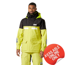 Load image into Gallery viewer, Helly Hansen Men&#39;s Pier 4.0 HT Waterproof Sailing Jacket (Cyber Lime)

