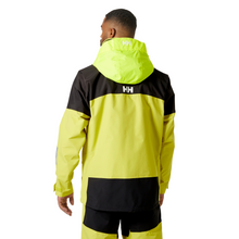 Load image into Gallery viewer, Helly Hansen Men&#39;s Pier 4.0 HT Waterproof Sailing Jacket (Cyber Lime)
