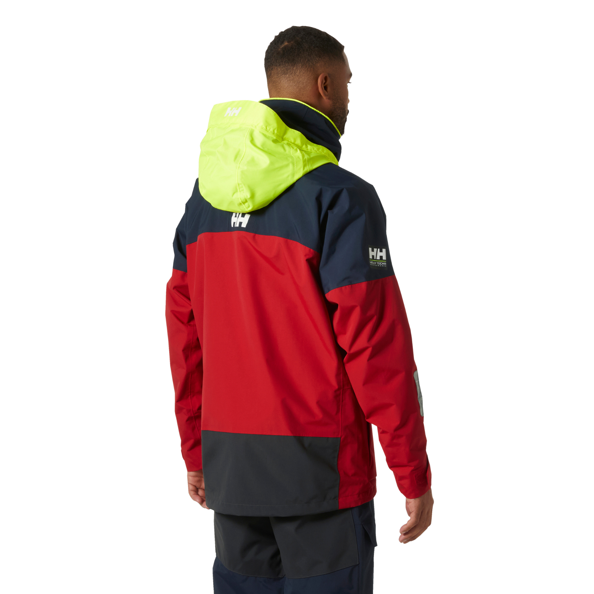 Helly Hansen Men's Pier 4.0 HT Waterproof Sailing Jacket (Red)