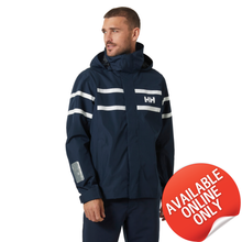 Load image into Gallery viewer, Helly Hansen Men&#39;s Salt Inshore HT Sailing Jacket (Navy)
