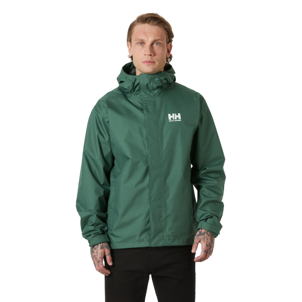 Helly Hansen Men's Seven J HT 2L Waterproof Jacket (Jungle Green)