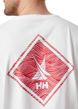 Load image into Gallery viewer, Helly Hansen Men&#39;s Shoreline Short Sleeve T-Shirt 2.0 (White/Red)
