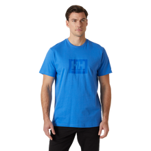 Load image into Gallery viewer, Helly Hansen Men&#39;s Short Sleeve Box Tee (Ultra Blue)
