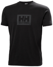 Load image into Gallery viewer, Helly Hansen Men&#39;s Short Sleeve Box Tee (Black)
