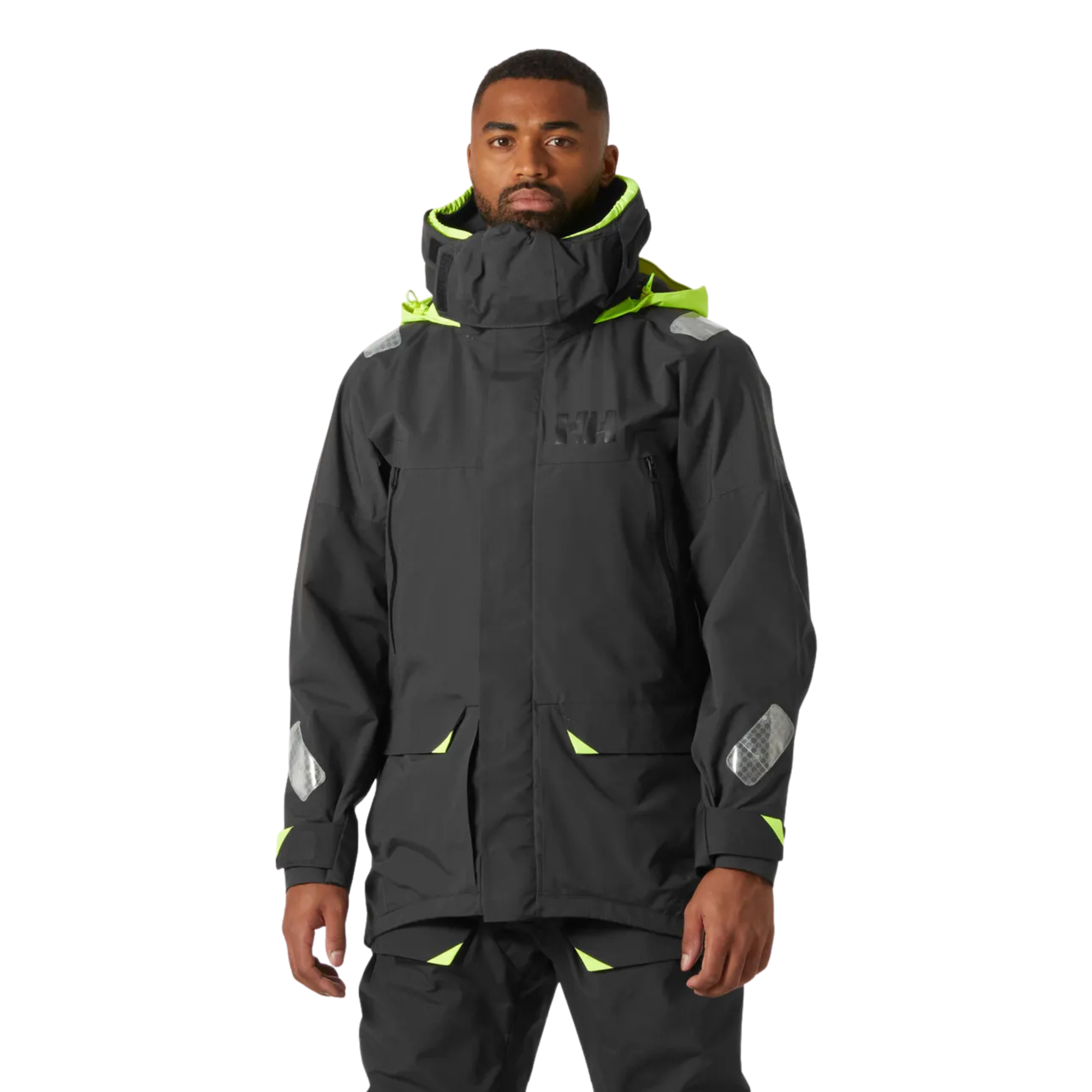 Helly Hansen Men's Skagen Offshore 2L HT Waterproof Sailing Jacket Ebony 980 34255