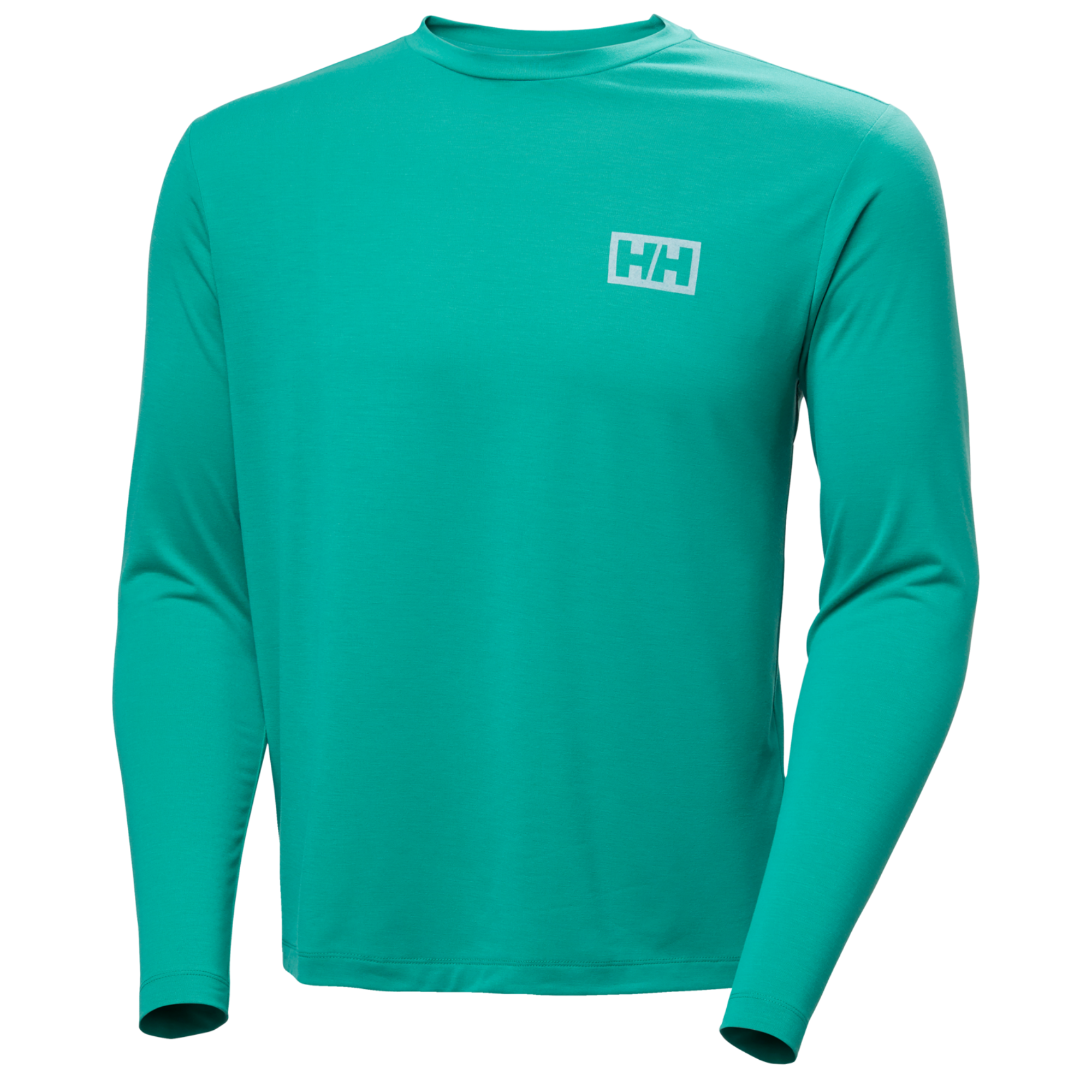 Helly Hansen Men's Skog Graphic UPF40 Long Sleeve Tee (Dark Mint)