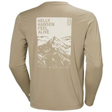 Load image into Gallery viewer, Helly Hansen Men&#39;s Skog Graphic Long Sleeve Tee (Pebble)

