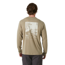 Load image into Gallery viewer, Helly Hansen Men&#39;s Skog Graphic Long Sleeve Tee (Pebble)
