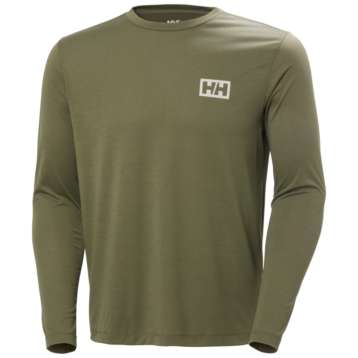 Helly Hansen Men's Skog Graphic UPF40+ Long Sleeve Tee (Utility Green)