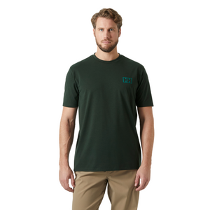 Helly Hansen Men's Skog Recycled Graphic Short Sleeve T-Shirt (Dark Jungle)
