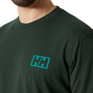 Helly Hansen Men's Skog Recycled Graphic Short Sleeve T-Shirt (Dark Jungle)
