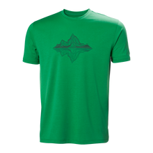 Load image into Gallery viewer, Helly Hansen Men&#39;s Skog Recycled Graphic T-Shirt (Evergreen)
