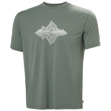 Load image into Gallery viewer, Helly Hansen Men&#39;s Skog Recycled Graphic Short Sleeve T-Shirt (Grey Cactus)
