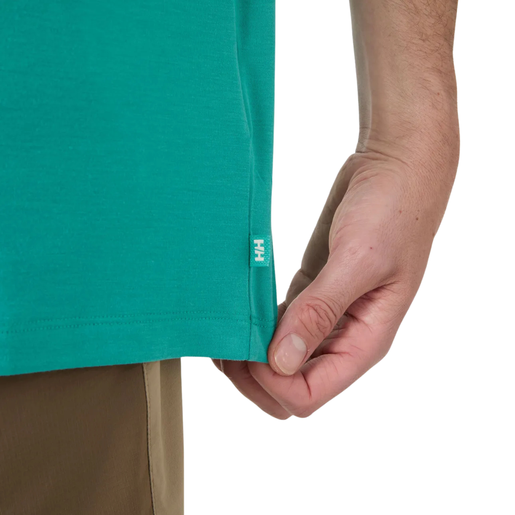 Helly Hansen Men's Skog UPF50 Recycled Graphic Short Sleeve Tee Dark Mint 472 63082