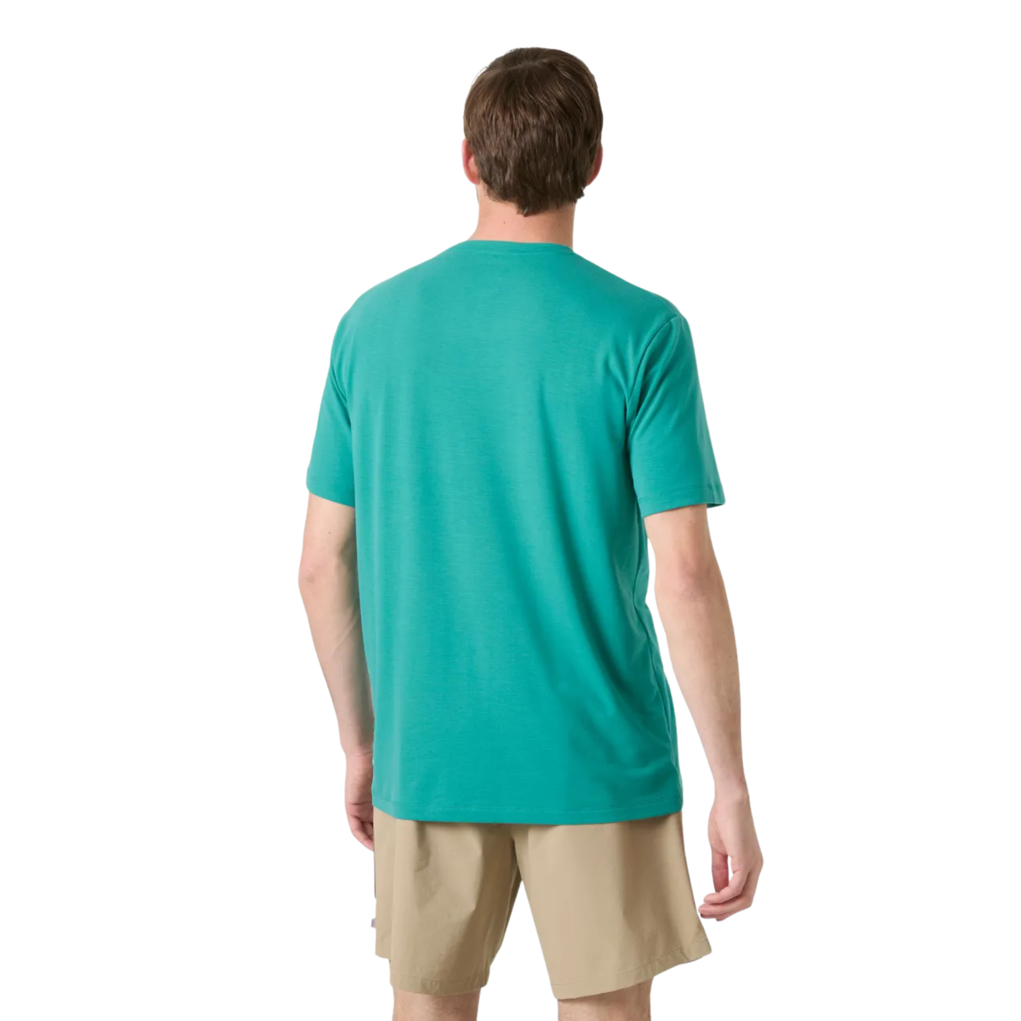 Helly Hansen Men's Skog UPF50 Recycled Graphic Short Sleeve Tee Dark Mint 472 63082