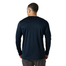 Load image into Gallery viewer, Helly Hansen Men&#39;s Tech Crew Neck Long Sleeve UPF50 Technical Top 2.0 (Navy)
