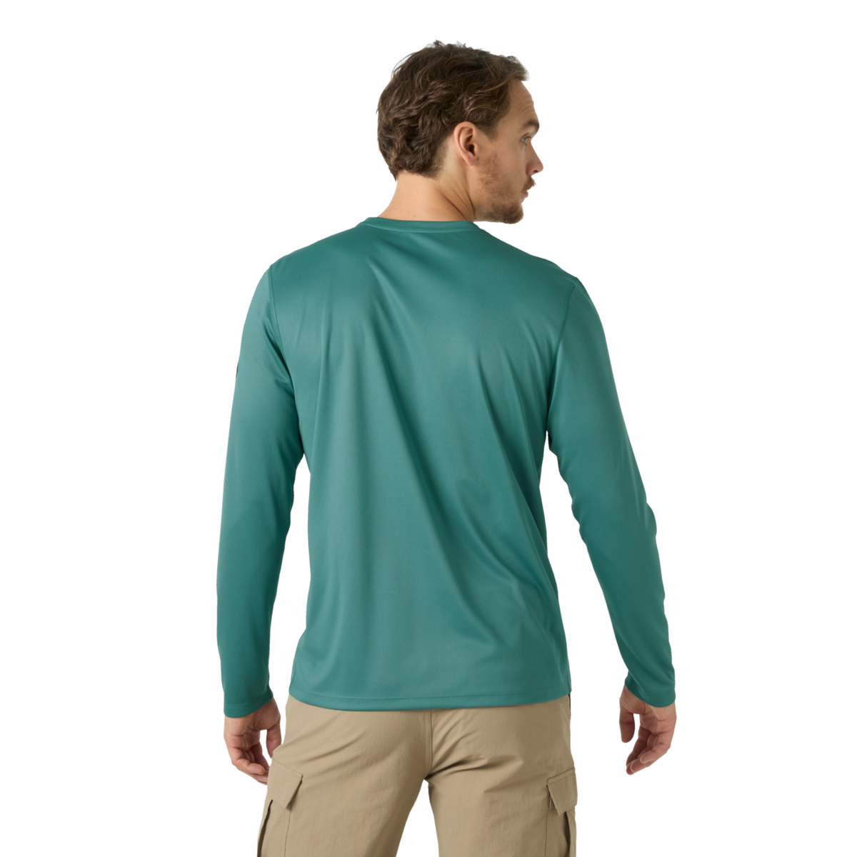Helly Hansen Men's Tech Crew Neck Long Sleeve Technical Top 2.0 Opal Green 494 4958