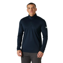 Load image into Gallery viewer, Helly Hansen Men&#39;s Tech Half Zip 2.0 UPF50 Technical Tee (Navy)
