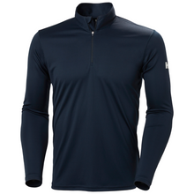 Load image into Gallery viewer, Helly Hansen Men&#39;s Tech Half Zip 2.0 UPF50 Technical Tee (Navy)
