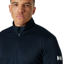 Load image into Gallery viewer, Helly Hansen Men&#39;s Tech Half Zip 2.0 UPF50 Technical Tee (Navy)
