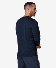 Load image into Gallery viewer, Helly Hansen Men&#39;s Crew Neck Long Sleeve Technical Base Layer Top (Navy)
