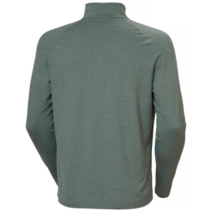 Helly Hansen Men's Tyri Knit Half Zip Fleece Top (Jungle Green Melange)