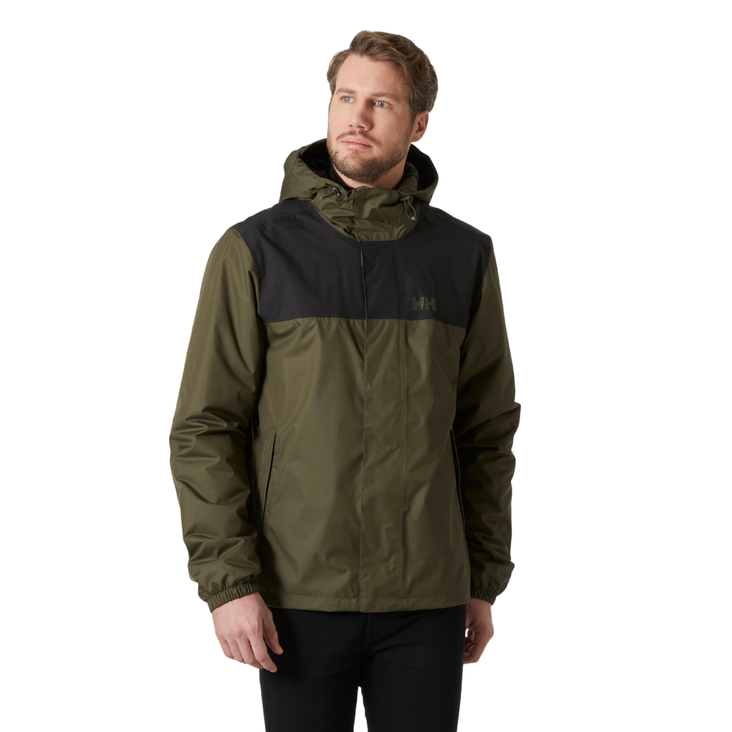Helly Hansen Men's Vancouver Fleece Lined Insulated HT 2L Waterproof Jacket (Utility Green)